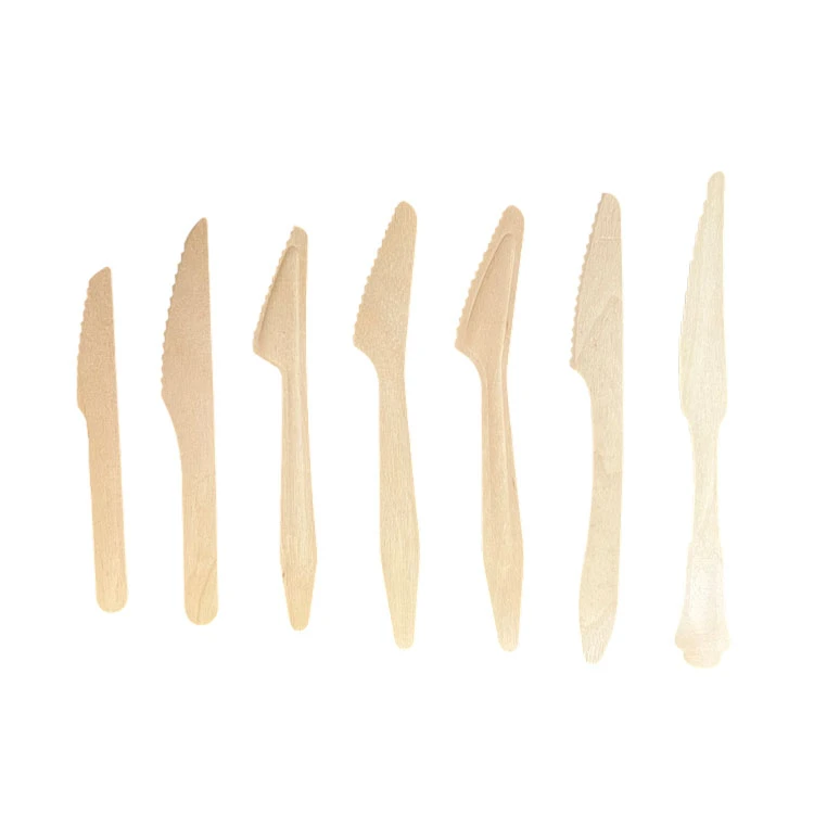 100 PCS Disposable Wood Knife